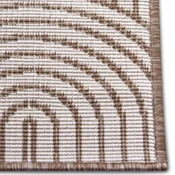Dubbelzijdig Buitenkleed Flatweave - Taupe