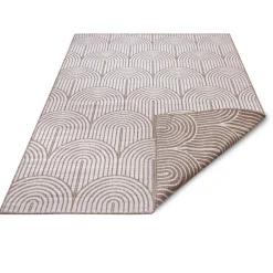 Dubbelzijdig Buitenkleed Flatweave - Taupe