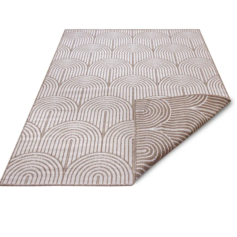 Dubbelzijdig Buitenkleed Flatweave - Taupe