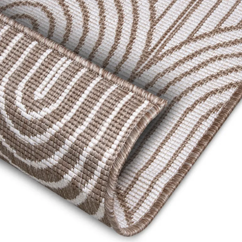 Dubbelzijdig Buitenkleed Flatweave - Taupe
