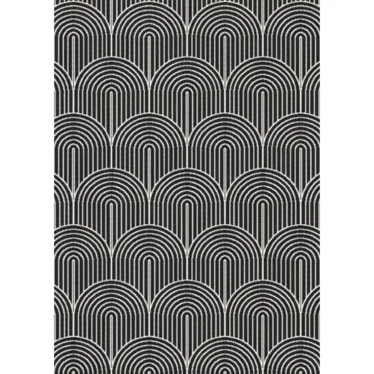 Dubbelzijdig Buitenkleed Flatweave - Zwart