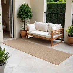 Dubbelzijdig Buitenkleed Kona - Beige/Wit