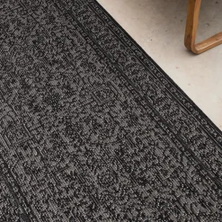 Dubbelzijdig Buitenkleed Kona - Zwart/Wit