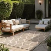 Dubbelzijdig Buitenkleed Liora - Beige