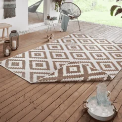 Dubbelzijdig Buitenkleed Malta - Beige/Creme