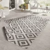 Dubbelzijdig Buitenkleed Malta - Grijs/Creme