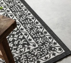 Dubbelzijdig Buitenkleed Meekly - Zwart