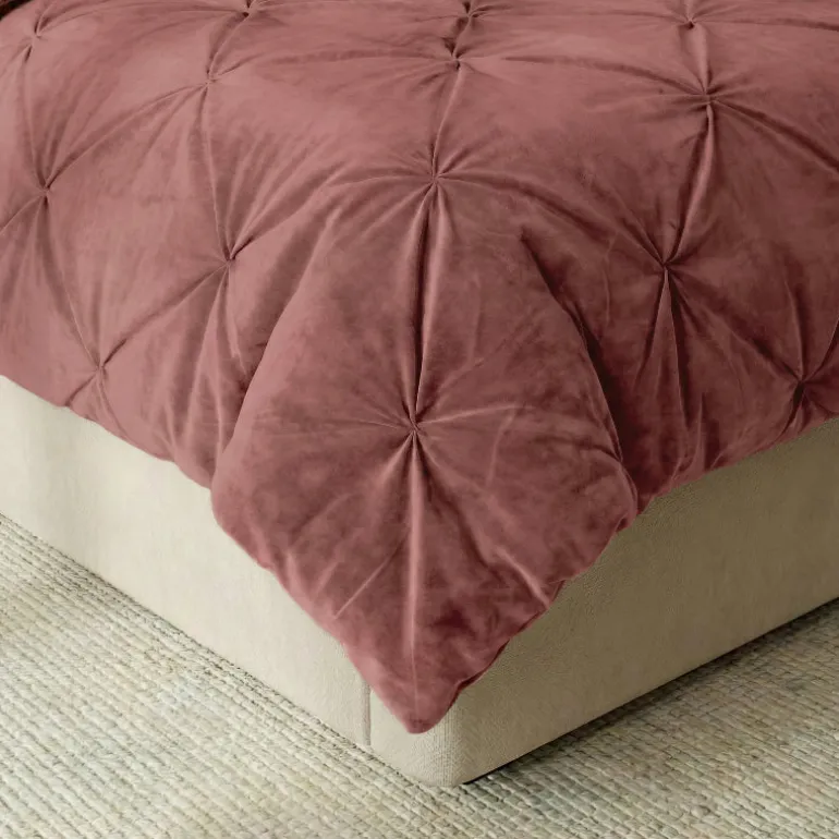 Easy Dekbed Diamond Pintuck - Roze