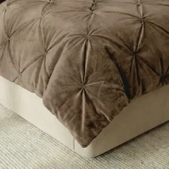 Easy Dekbed Diamond Pintuck - Taupe