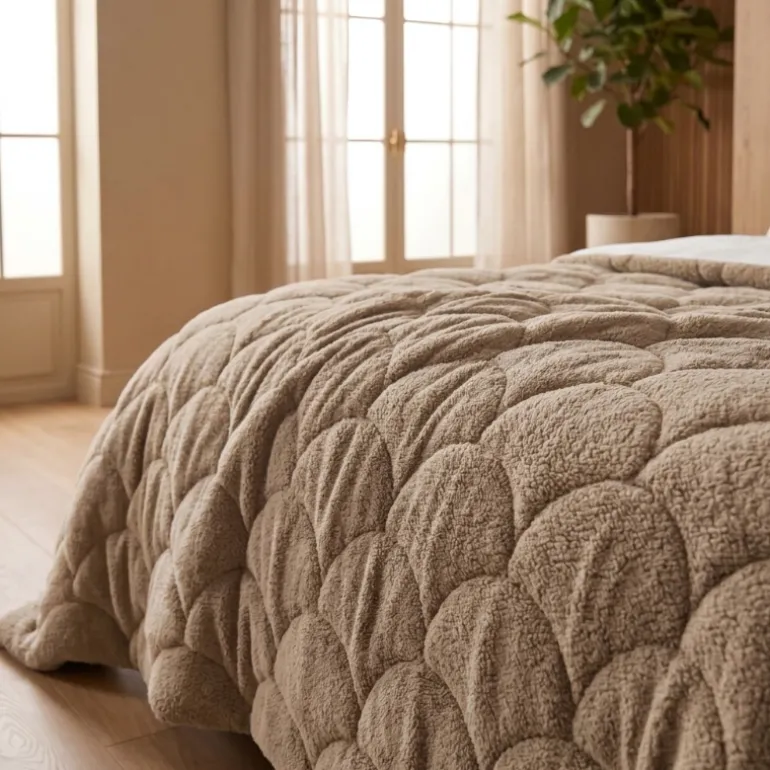 Easy Dekbed Teddy - Beige
