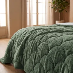 Easy Dekbed Teddy - Groen