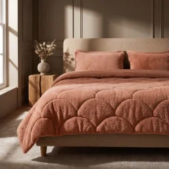 Easy Dekbed Teddy - Roze