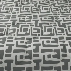 Easy Dekbed Zonder Overtrek - Abstract - Grijs