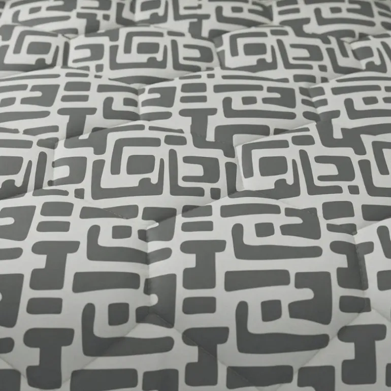 Easy Dekbed Zonder Overtrek - Abstract - Grijs