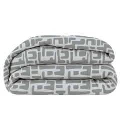 Easy Dekbed Zonder Overtrek - Abstract - Grijs