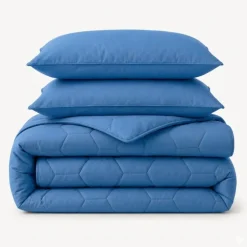 Easy Dekbed Zonder Overtrek - Blauw