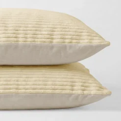 Easy Dekbed Zonder Overtrek Corduroy - Champagne/Taupe