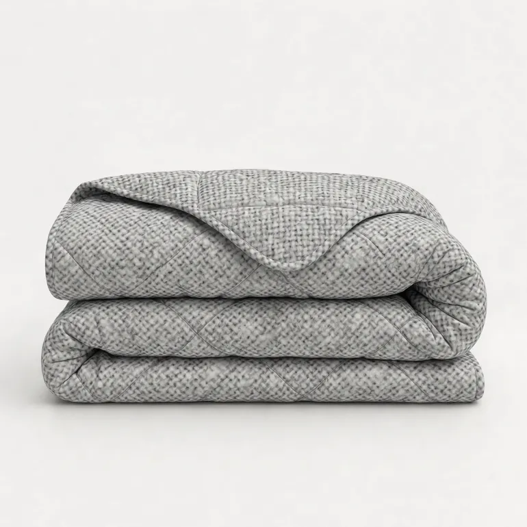 Easy Dekbed Zonder Overtrek Denim - Grijs