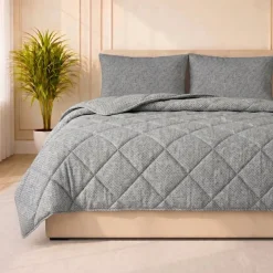 Easy Dekbed Zonder Overtrek Denim - Grijs