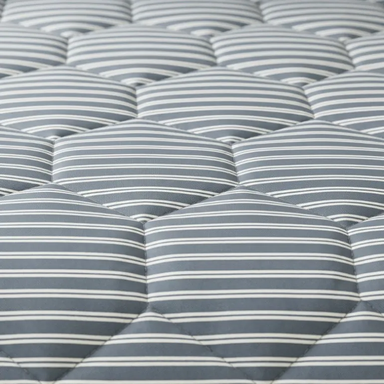 Easy Dekbed Zonder Overtrek - Double Stripe - Blauw