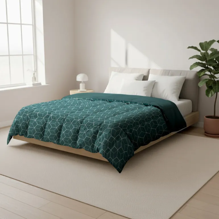 Easy Dekbed Zonder Overtrek - Endless Hexagons