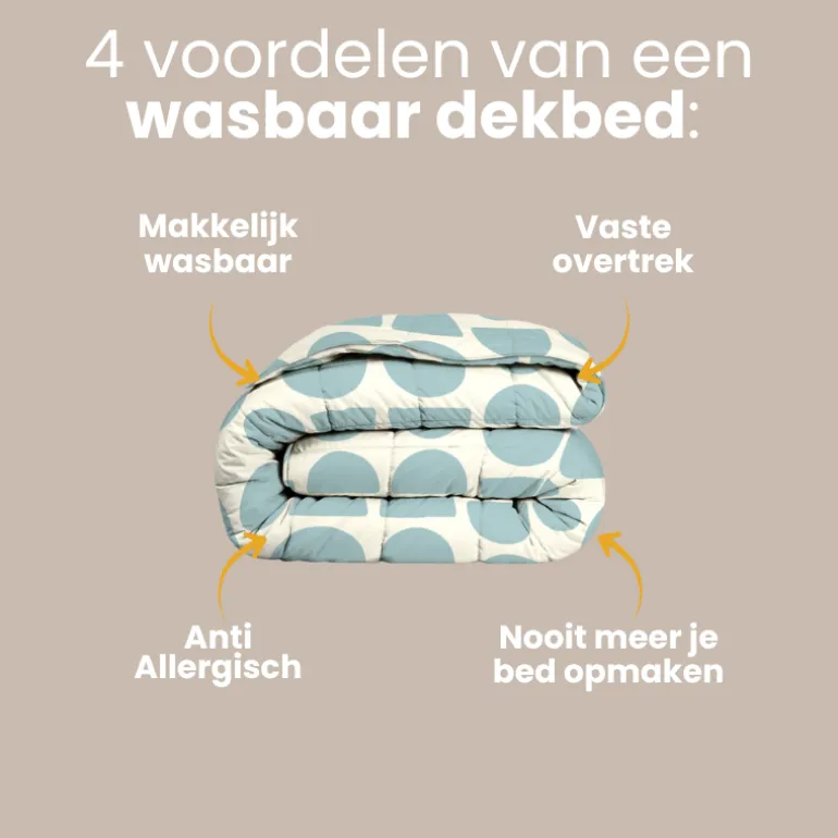 Easy Dekbed Zonder Overtrek - Half Circles