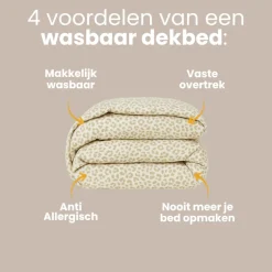 Easy Dekbed Zonder Overtrek - Leopard