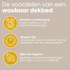 Easy Dekbed Zonder Overtrek - Mocha Mousse