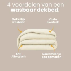 Easy Dekbed Zonder Overtrek - Off White