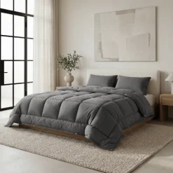 Easy Dekbed Zonder Overtrek 4-Seizoenen - Antraciet