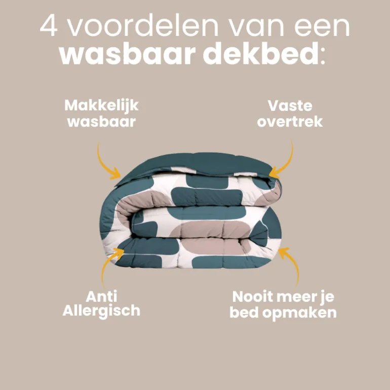 Easy Dekbed Zonder Overtrek - Stacking Stones