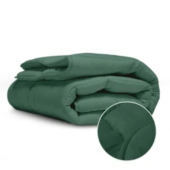 Easy Dekbed Zonder Overtrek - Stone Washed - Groen