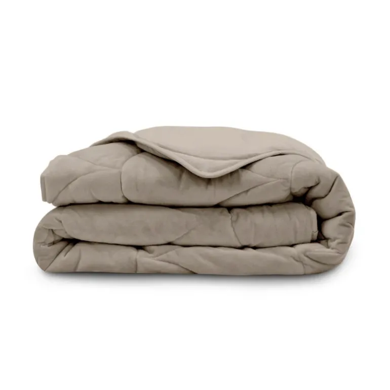 Easy Dekbed Zonder Overtrek - Velvet - Taupe