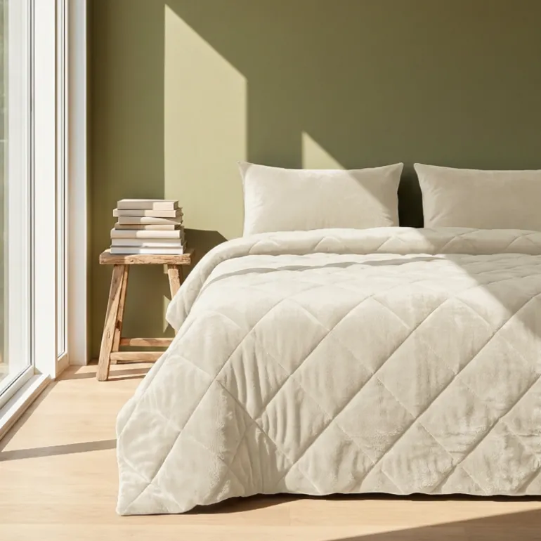 Easy Dekbed Zonder Overtrek - Velvet - Creme