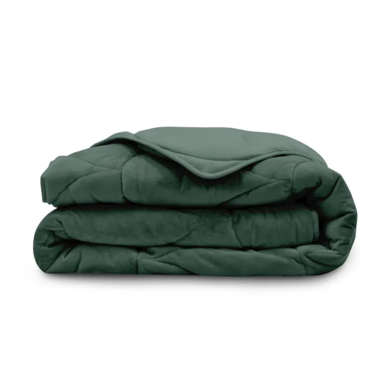 Easy Dekbed Zonder Overtrek - Velvet - Donkergroen