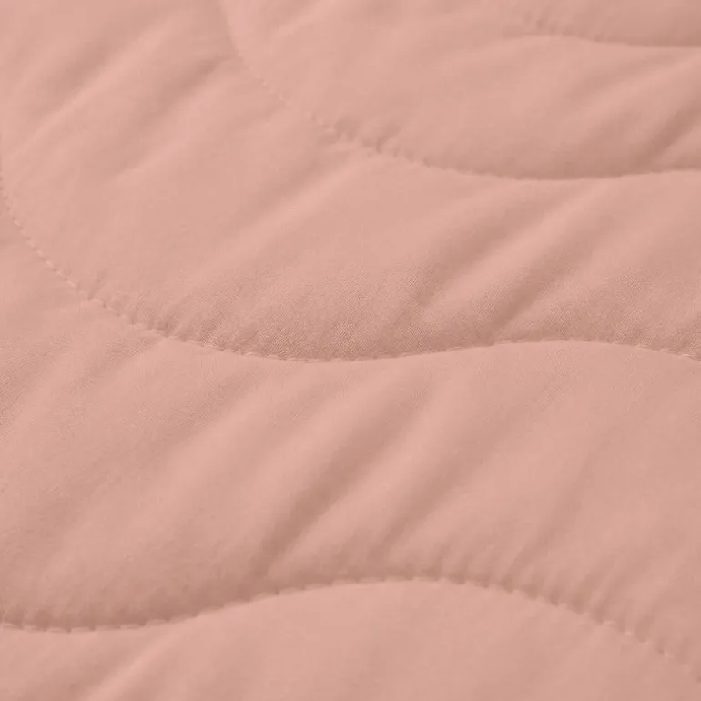 Easy Dekbed Zonder Overtrek Wave Uni - Roze