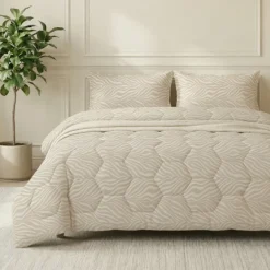 Easy Dekbed Zonder Overtrek - Wood Grain