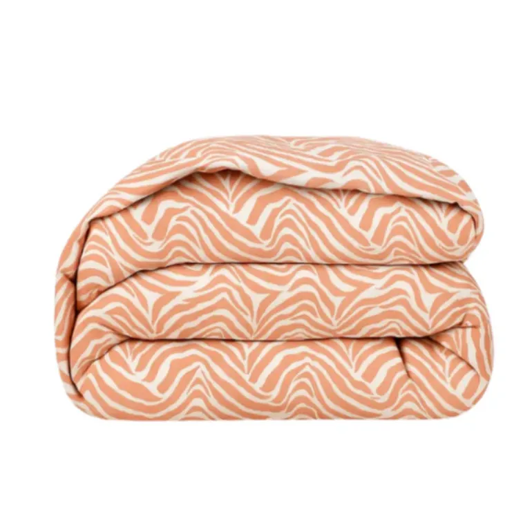 Easy Dekbed Zonder Overtrek - Zebra - Roze