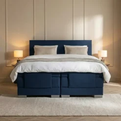Elektrische Boxspring Julia - Navy