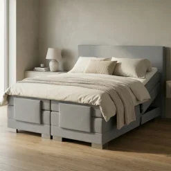 Elektrische Boxspring Julia - Grijs
