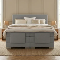 Elektrische Boxspring Julia - Grijs