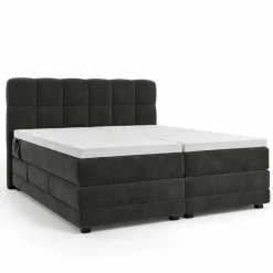 Elektrische Boxspring Lucca - Zwart