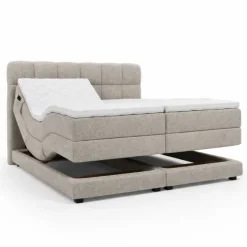 Elektrische Boxspring Lucca - Beige