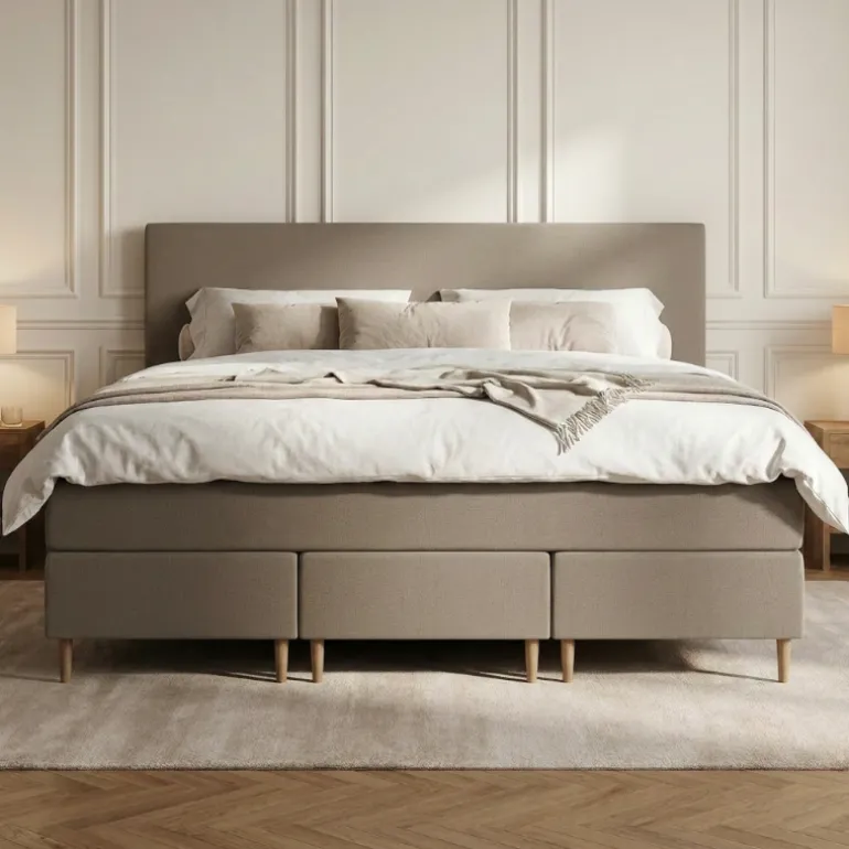 Familiebed Comfort - Beige