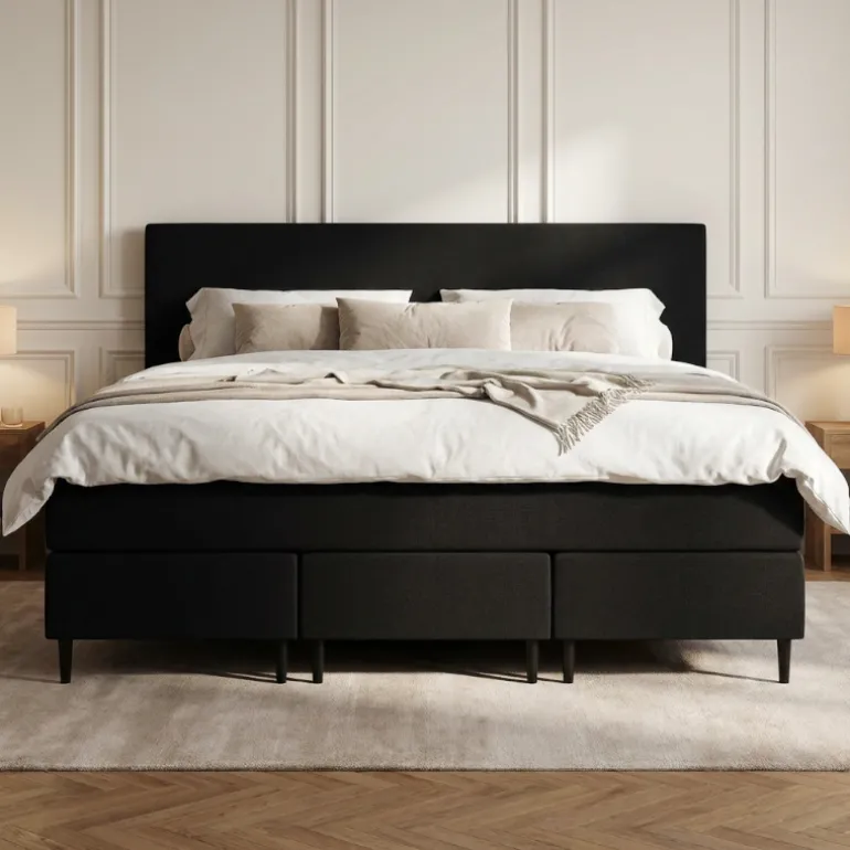 Familiebed Comfort - Zwart
