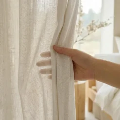 Gordijnen In Between - Ringen - Off White