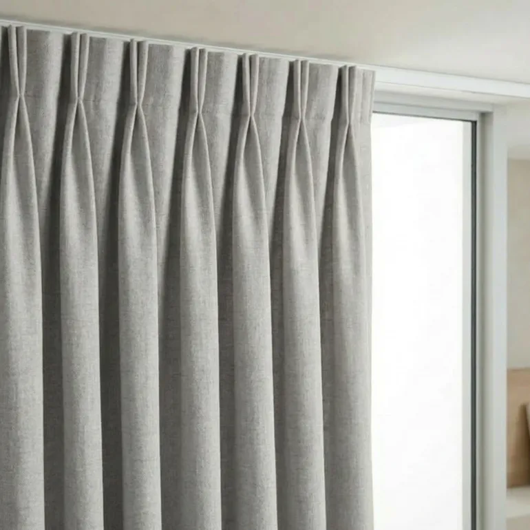 Gordijnen met Linnen Look - Haken - Off White