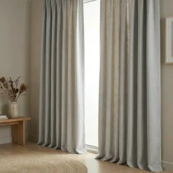 Gordijnen met Linnen Look - Haken - Off White