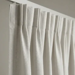 Gordijnen met Linnen Look - Haken - Off White