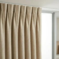 Gordijnen met Linnen Look - Haken - Beige